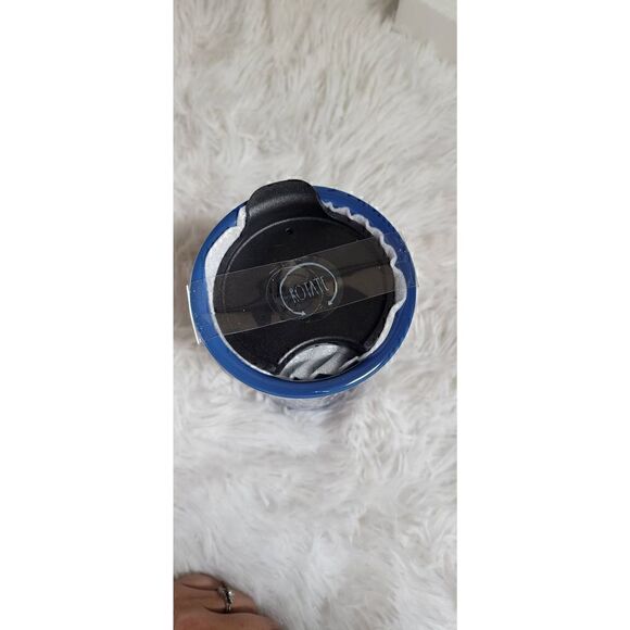 Rae Dunn 'Red Wine and Blue' Booze Tumbler Ceramic Travel Mug - Picture 5 of 5